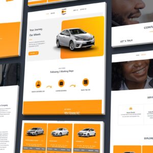 Website mockup of Lefalasamke by TAN PIXELS CREATIVE STUDIO