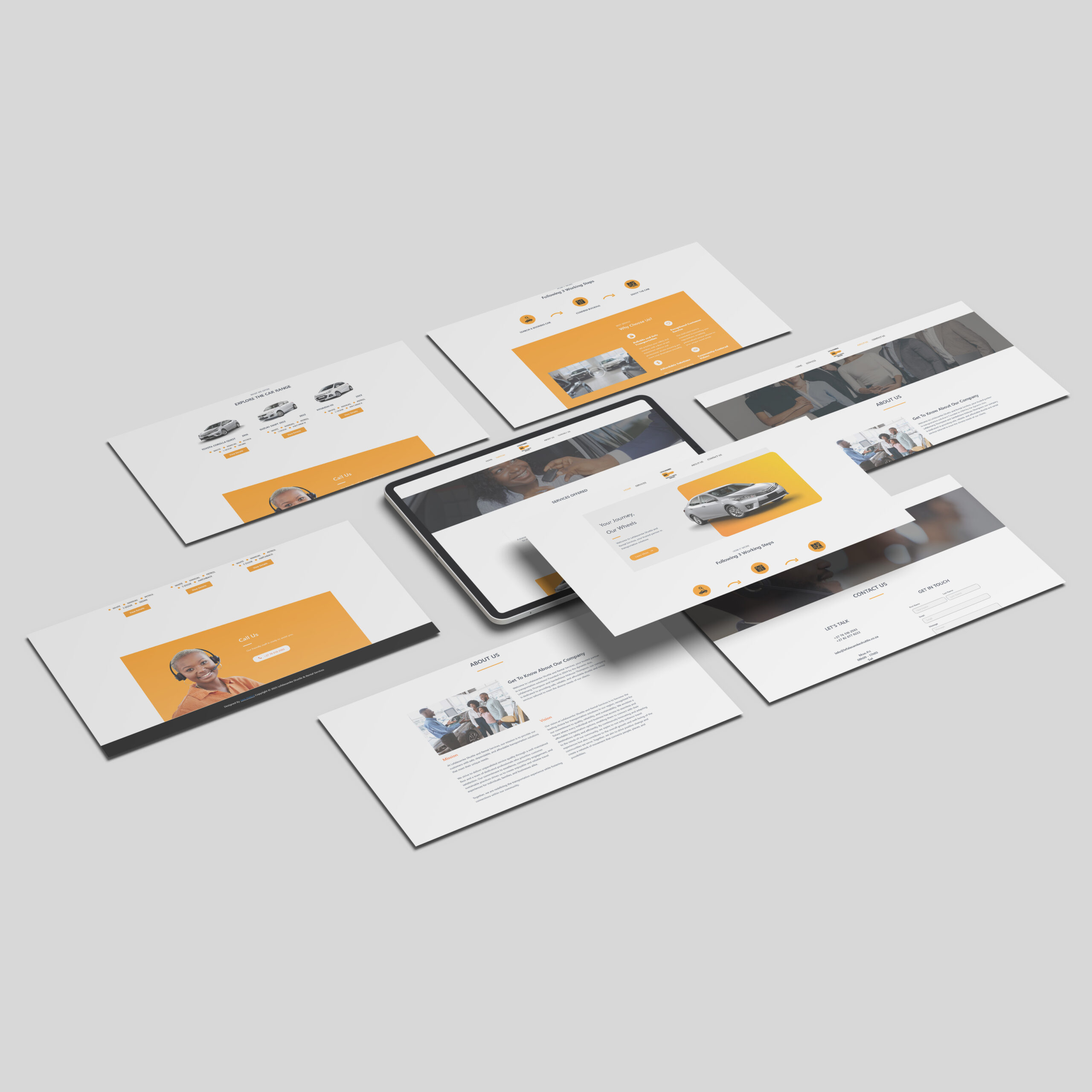 Lefalasamke Website Design Image